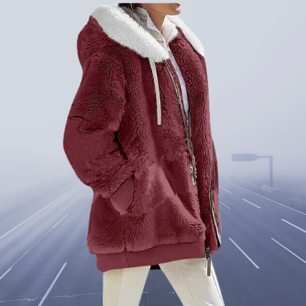 Elisa | Fleece jacket Comfortable Super warm Soft Modern