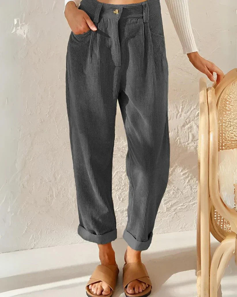 Amparo® | High Waist Straight Trousers For Women