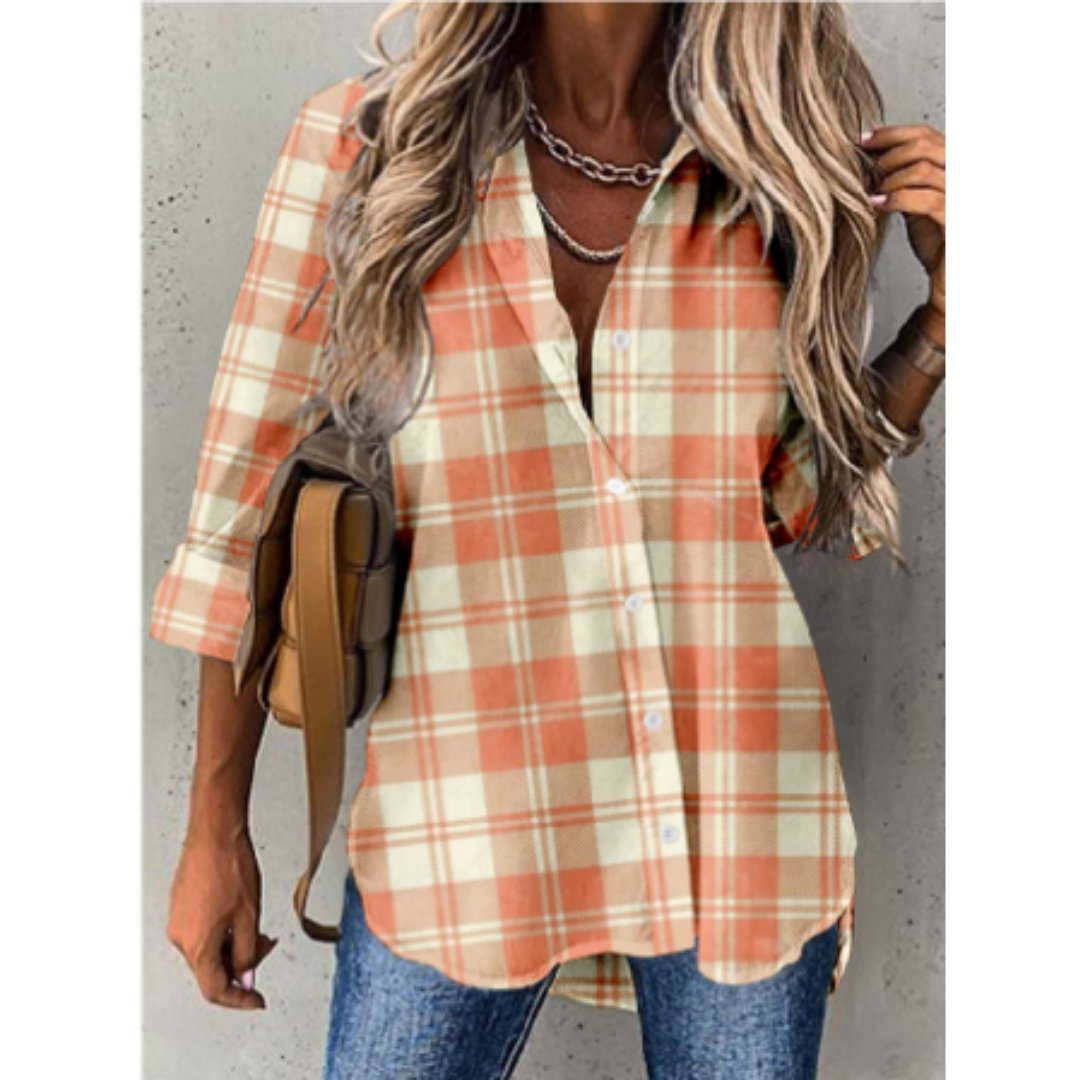 Britny® | Casual Checked Blouse