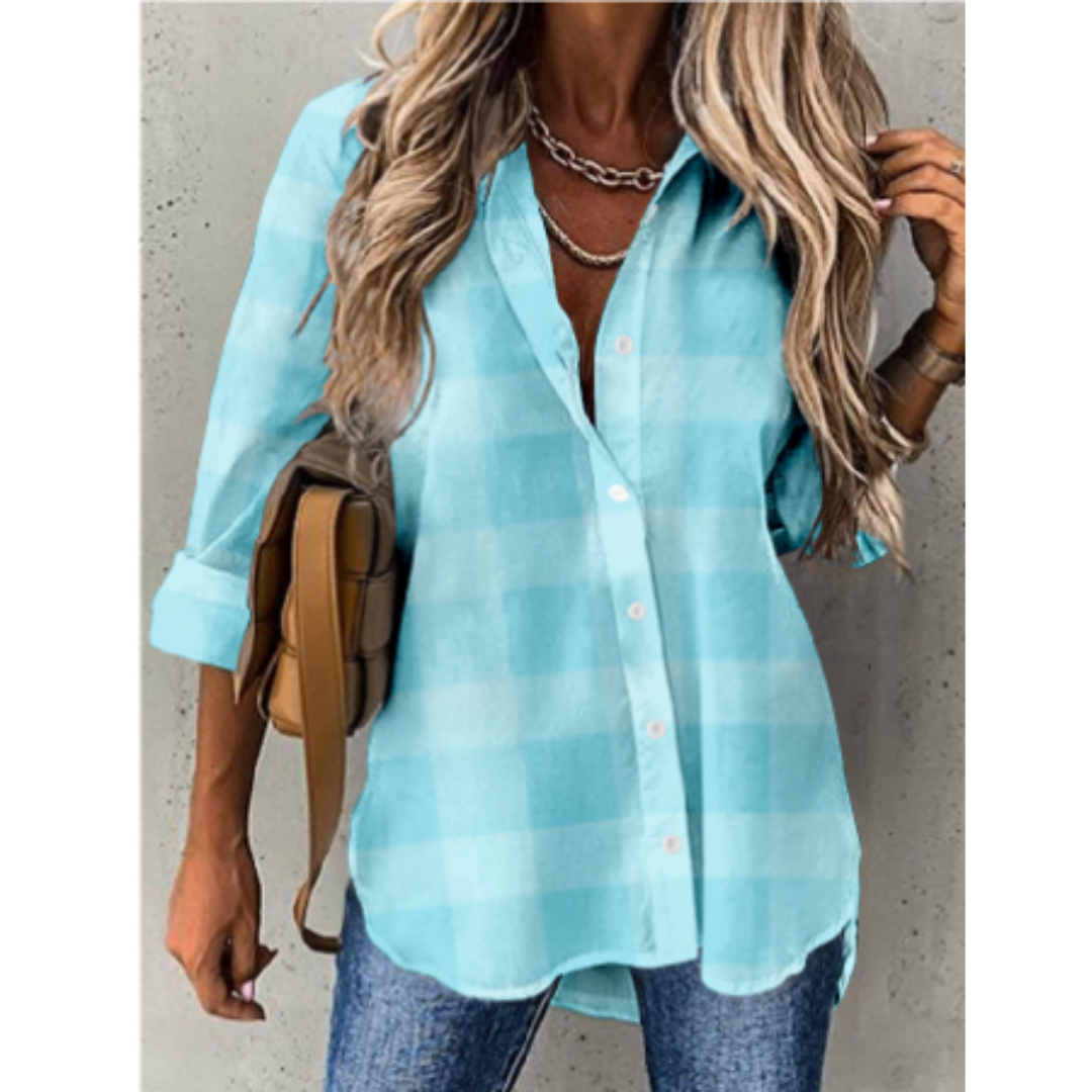 Britny® | Casual Checked Blouse