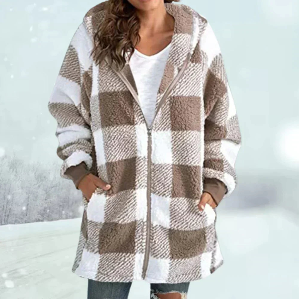 Dagmar® | Checked winter jacket