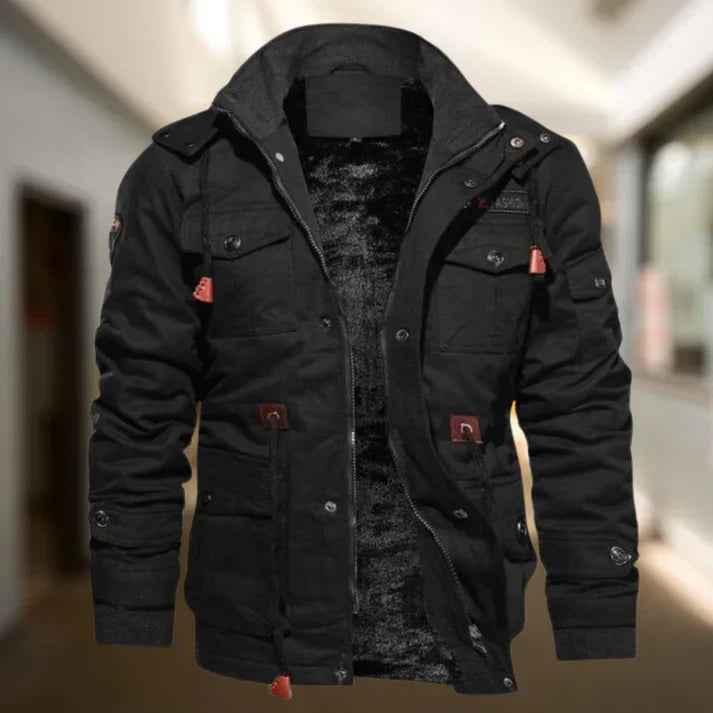 Preston | Men's Hooded Military Jacket