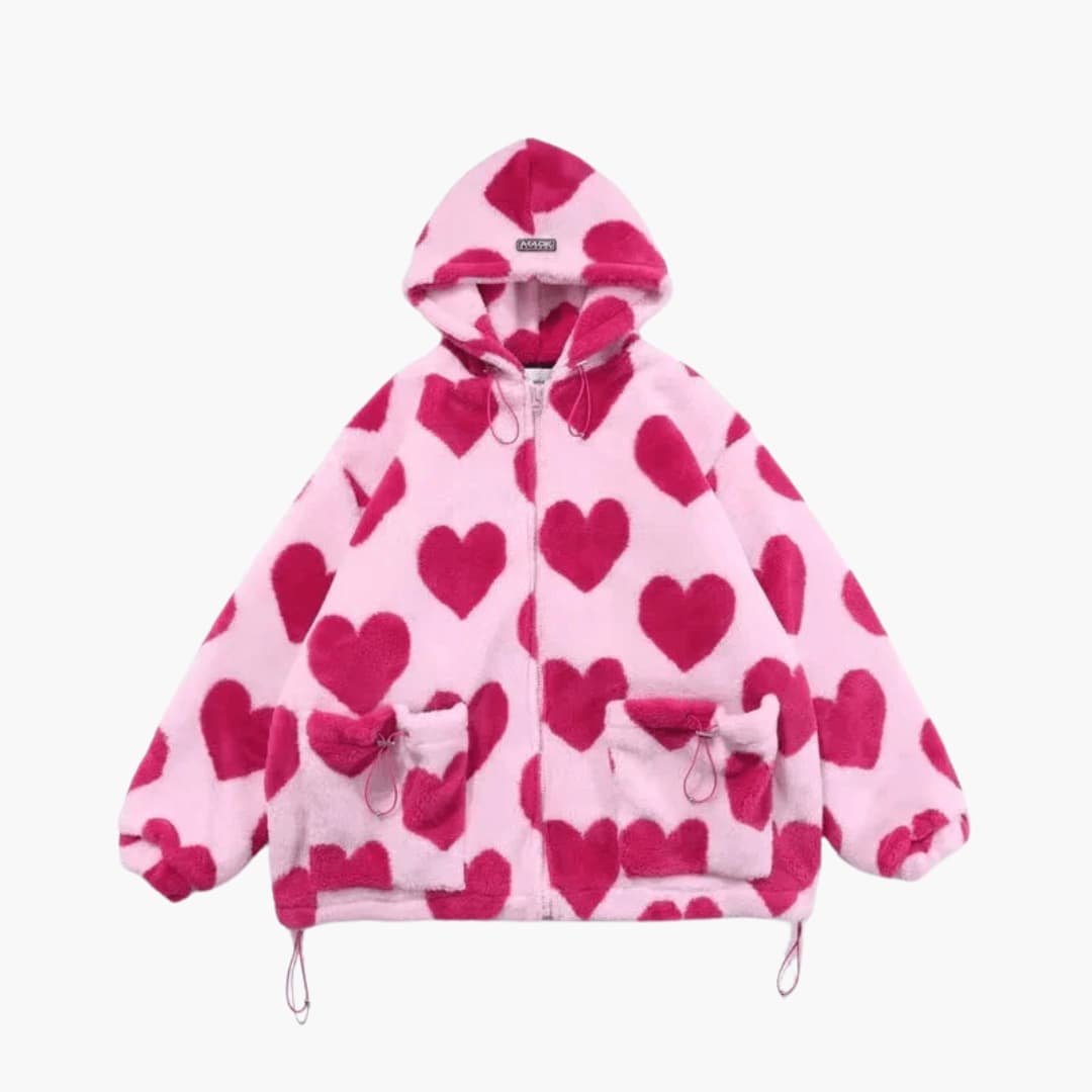 Denise® | Cozy Warm Heart Shaped Jacket