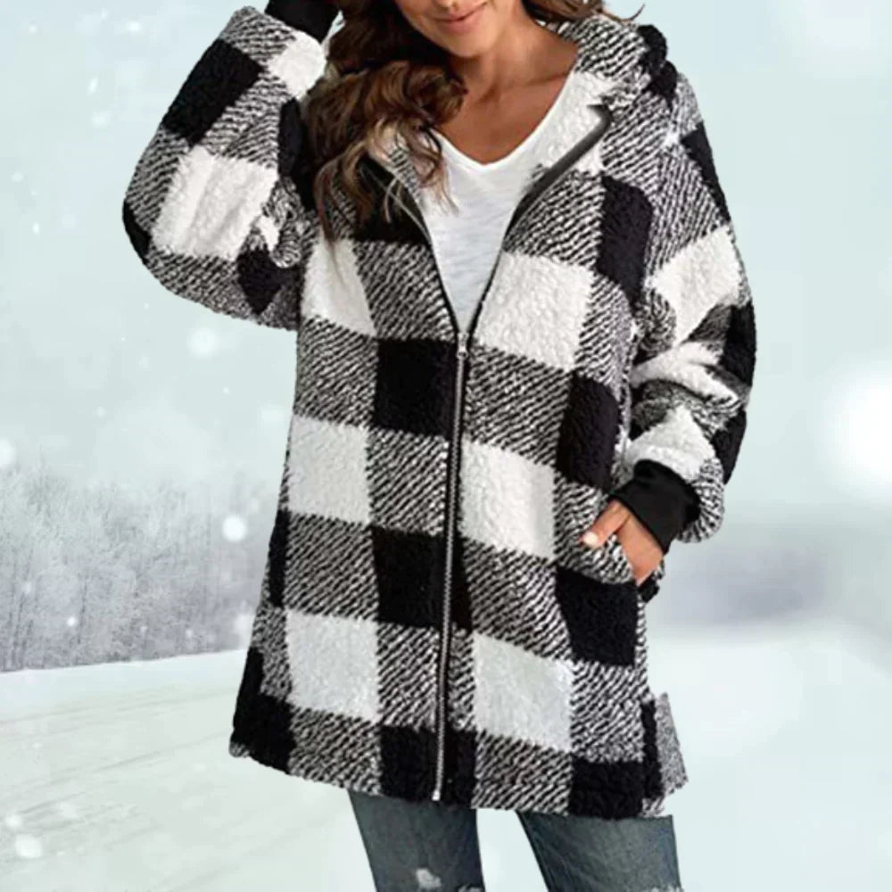 Dagmar® | Checked winter jacket