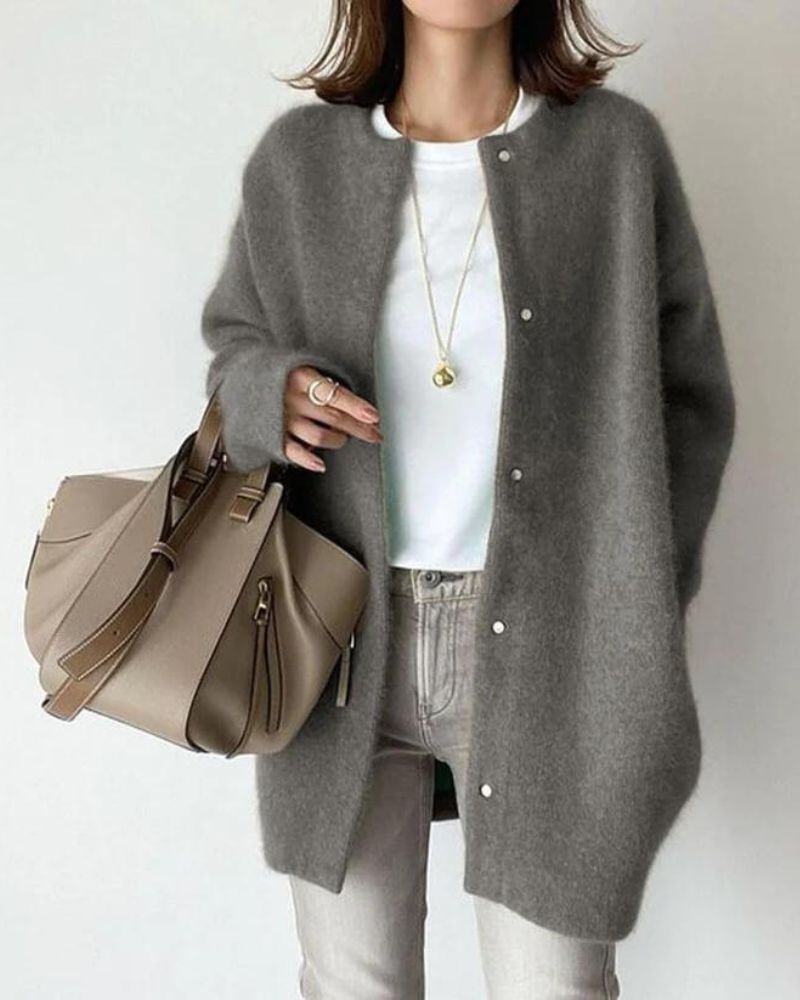 Elena | Women's wide cardigan with buttons