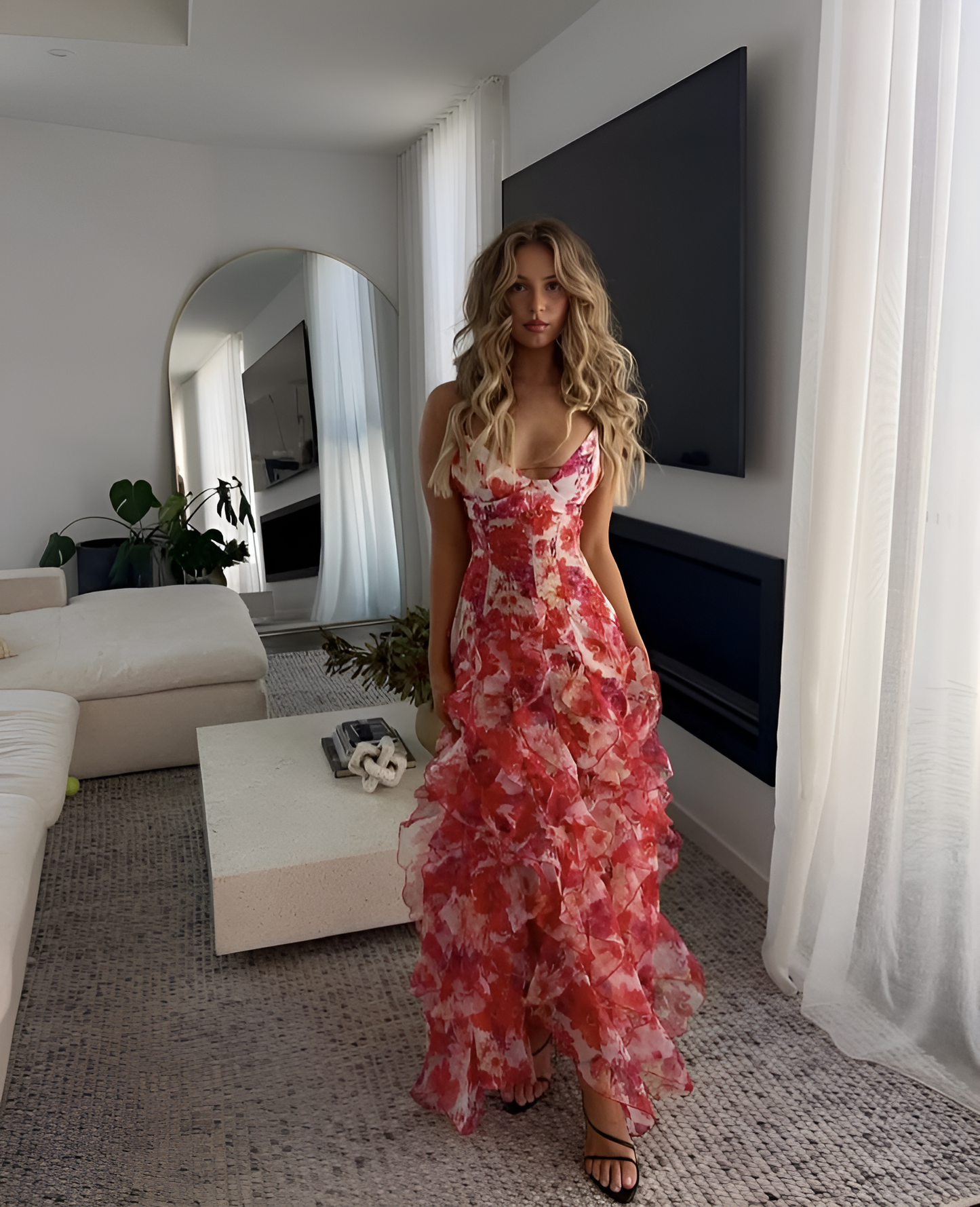 Charlene | Floral Maxi Dress for Elegant Occasions