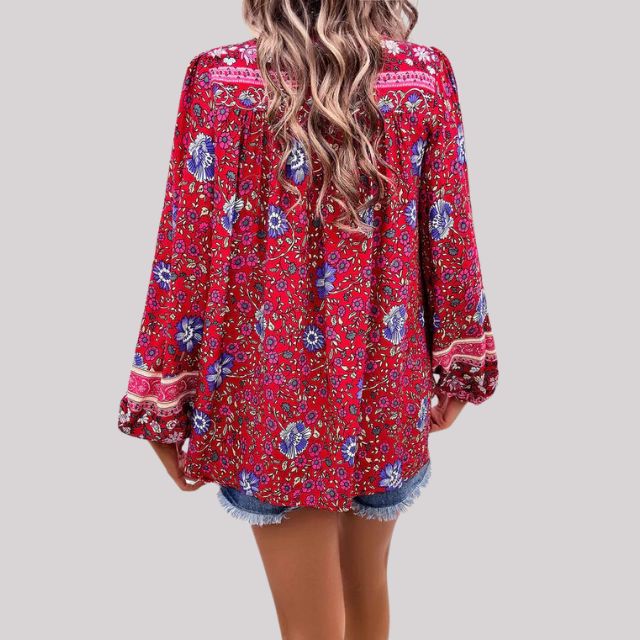 Brusinski® | Boho Paisley Blouse For Women