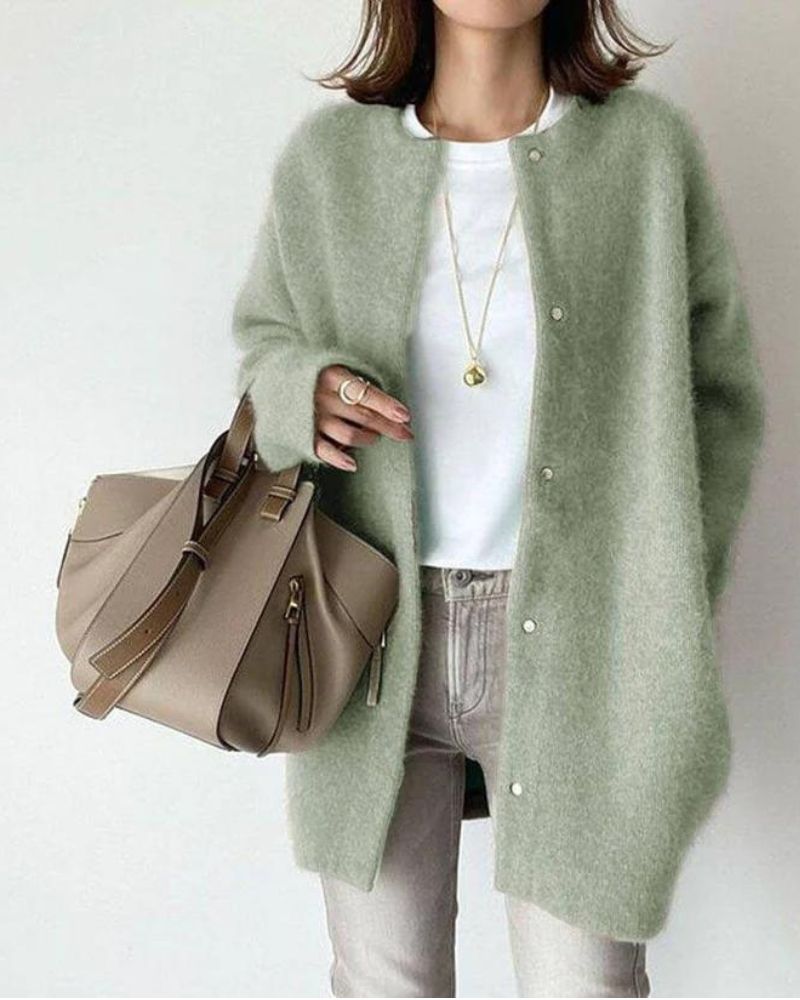 Elena | Women's wide cardigan with buttons