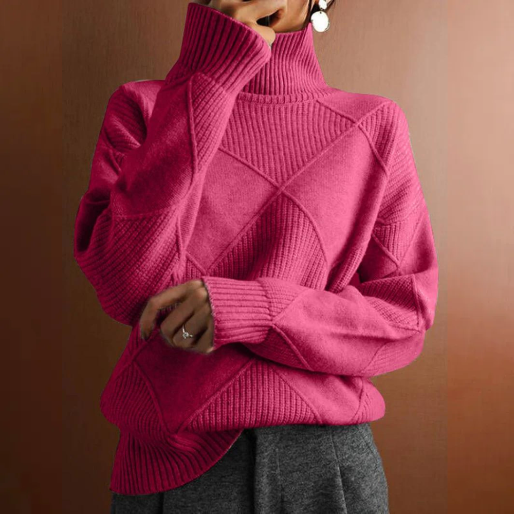Christina® | Structured turtleneck sweater