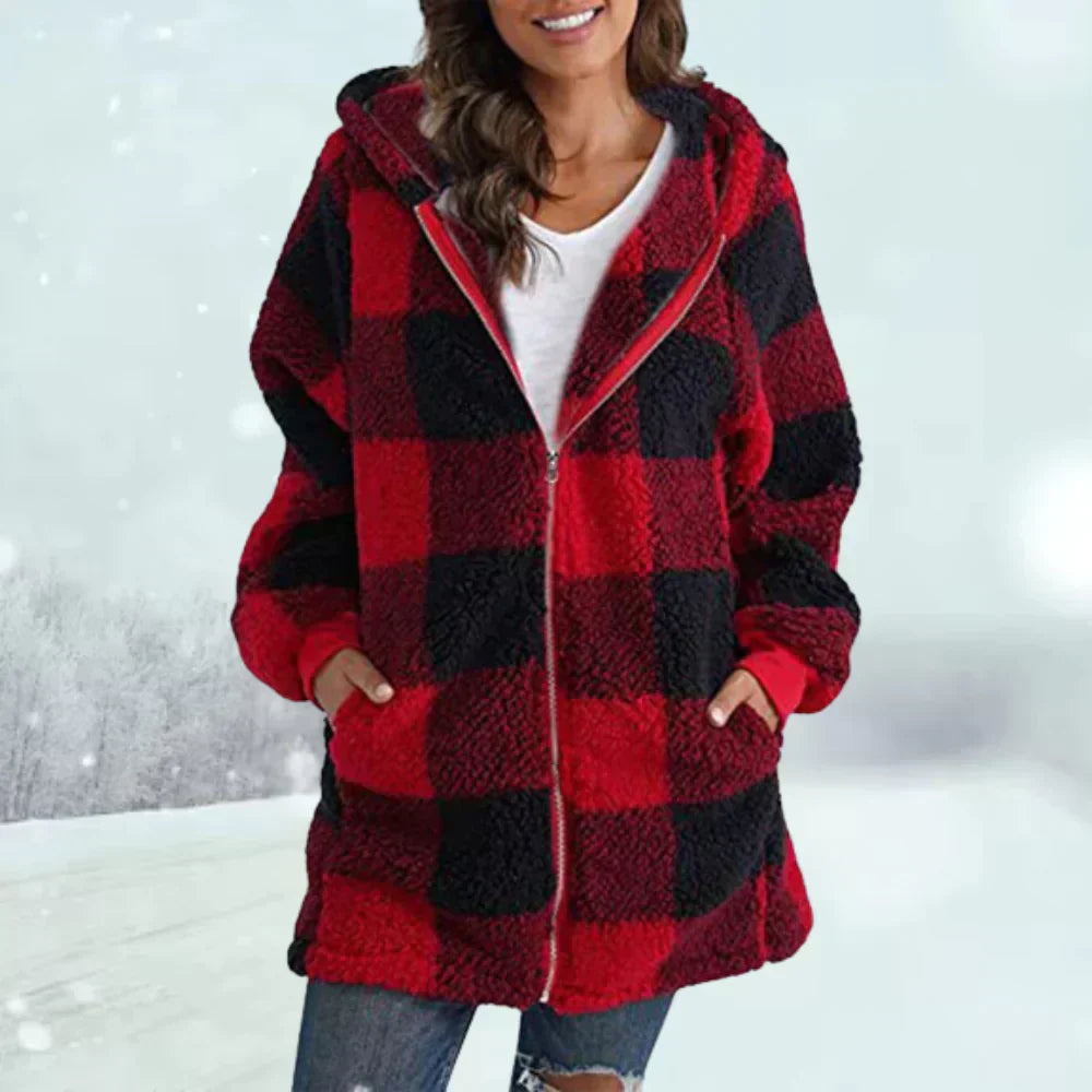 Dagmar® | Checked winter jacket
