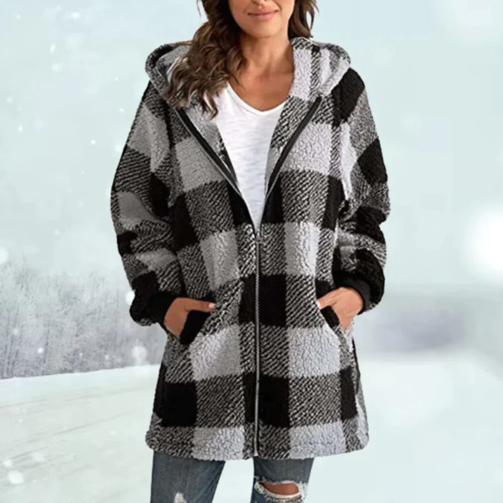 Dagmar® | Checked winter jacket