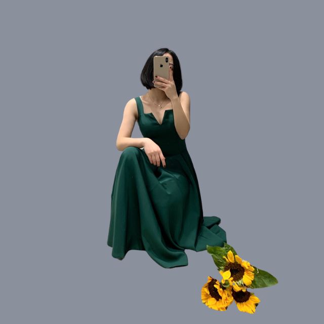 Concepción® | Yellow Sleeveless Cocktail Dress