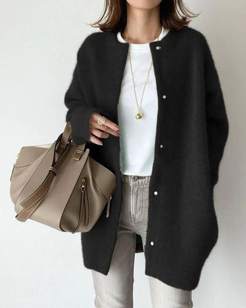 Elena | Women's wide cardigan with buttons