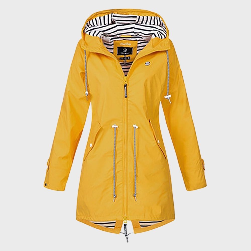 Kathy | Women's Longline Hooded Rain Jacket