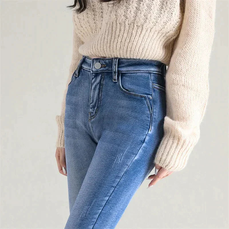 Cleo® | Stretchy Thermal Jeans