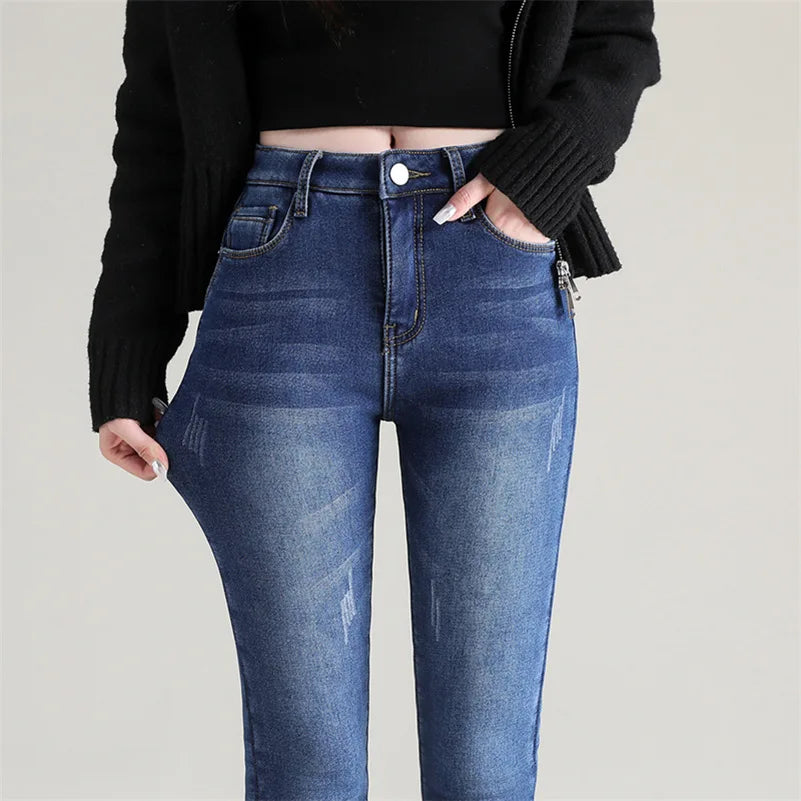 Cleo® | Stretchy Thermal Jeans