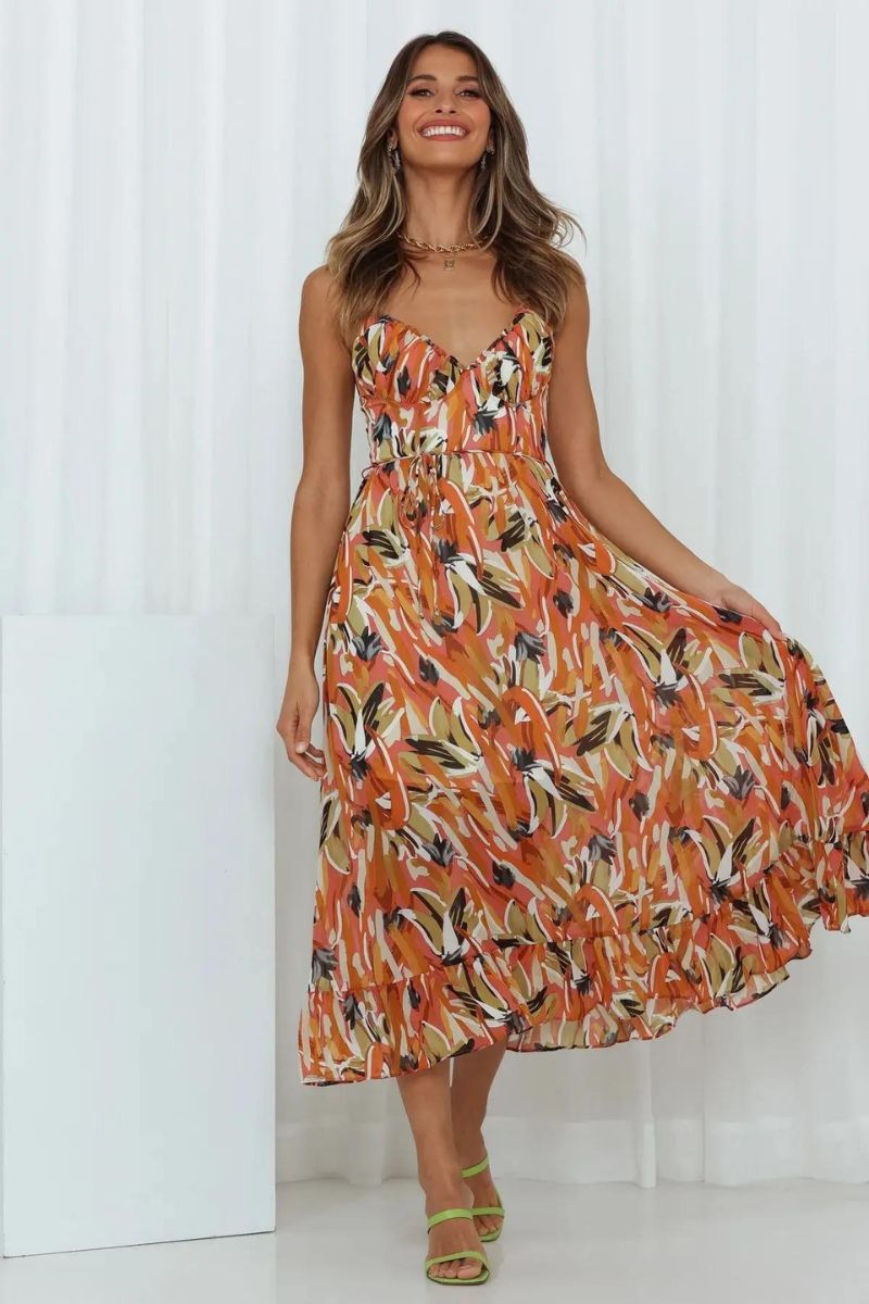Elisa® | Colorful Midi Dress