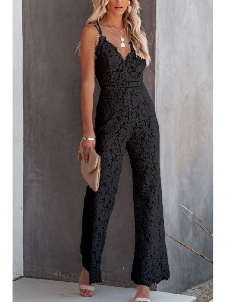 Aurora® | Sleeveless lace jumpsuits for women