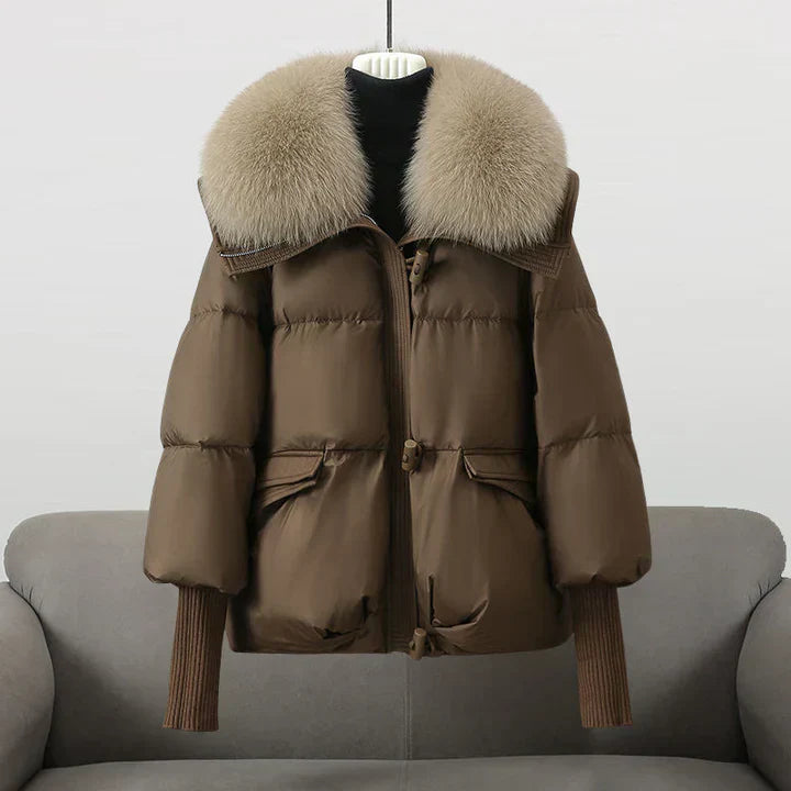 Elena® | Aurora™ faux fur jacket