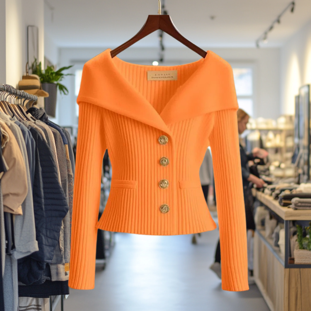 Ariadna | Veleda – Elegant women's cardigan with buttons