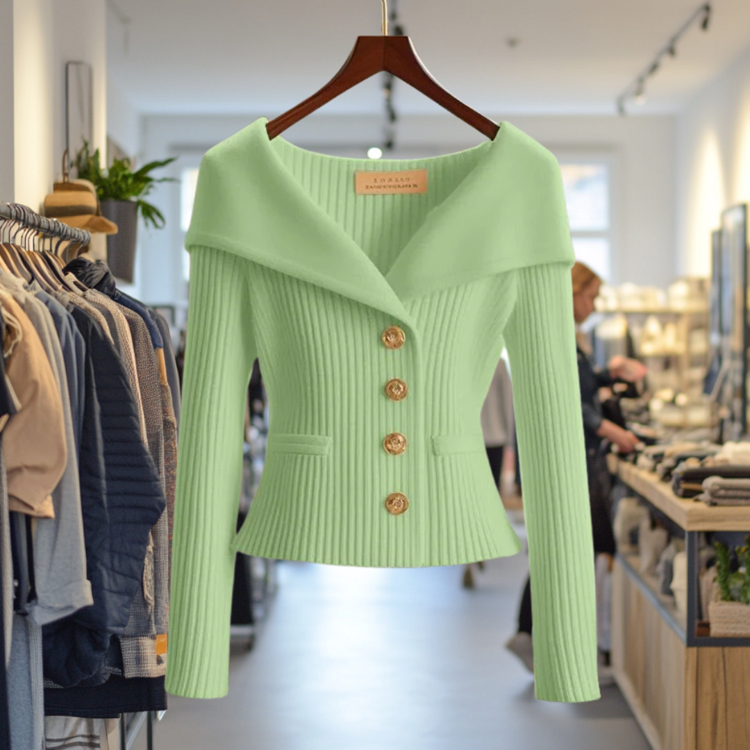 Ariadna | Veleda – Elegant women's cardigan with buttons