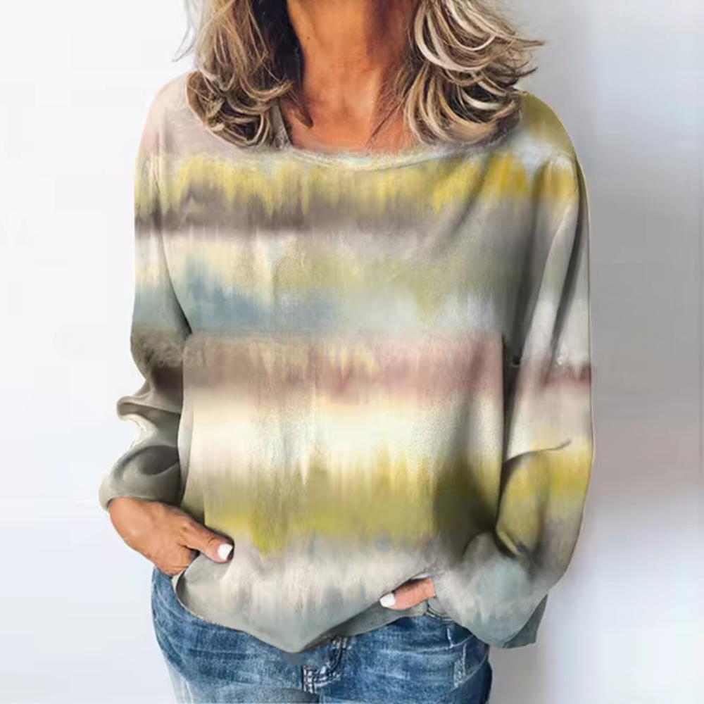 Britta® | Casual sweater with a color gradient