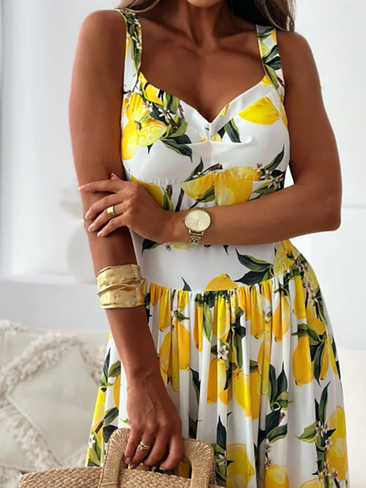 Dahlia® | Long printed dress