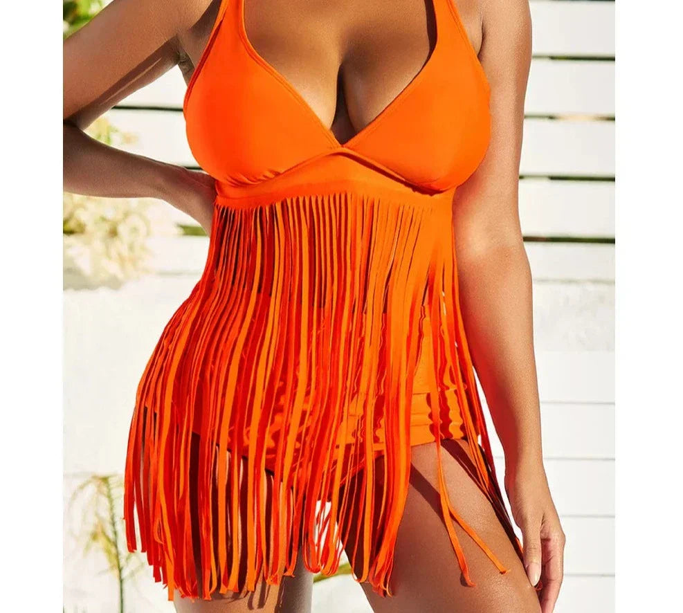 Bow® | Stylish Tied Tassels Swimwear