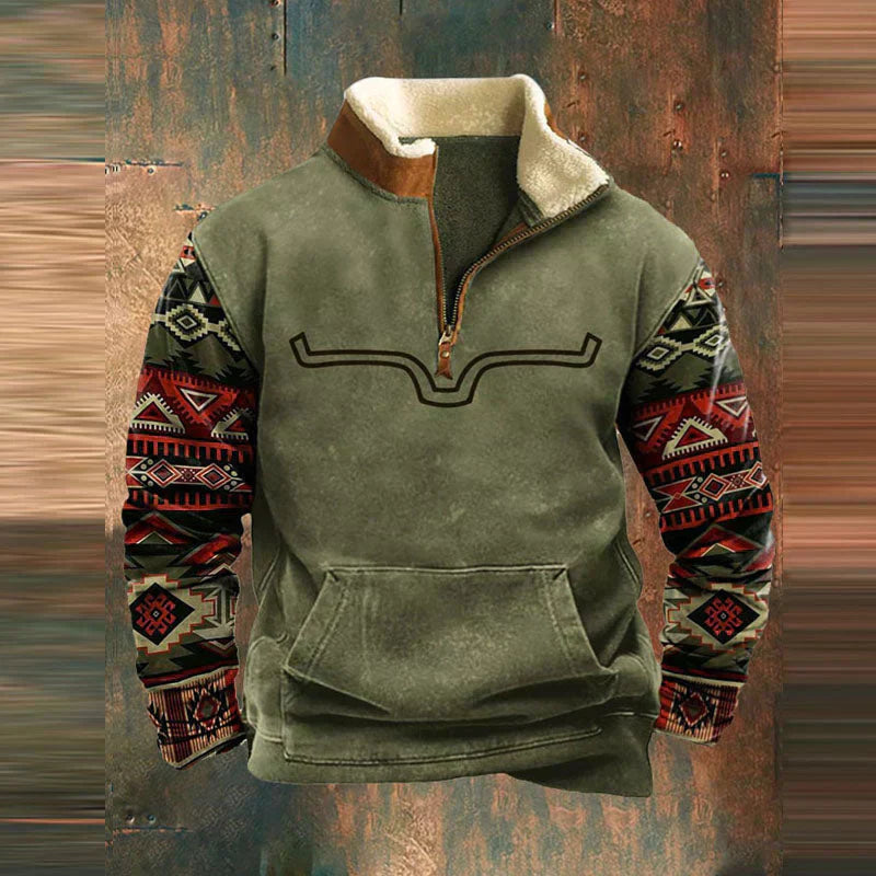 Bruce | Stylish Zip-Front Sweatshirt