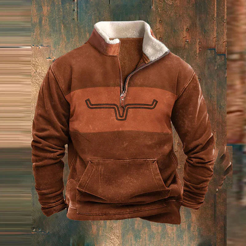 Bruce | Stylish Zip-Front Sweatshirt