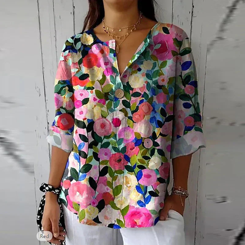 Buceti® | Cotton Linen Blouse