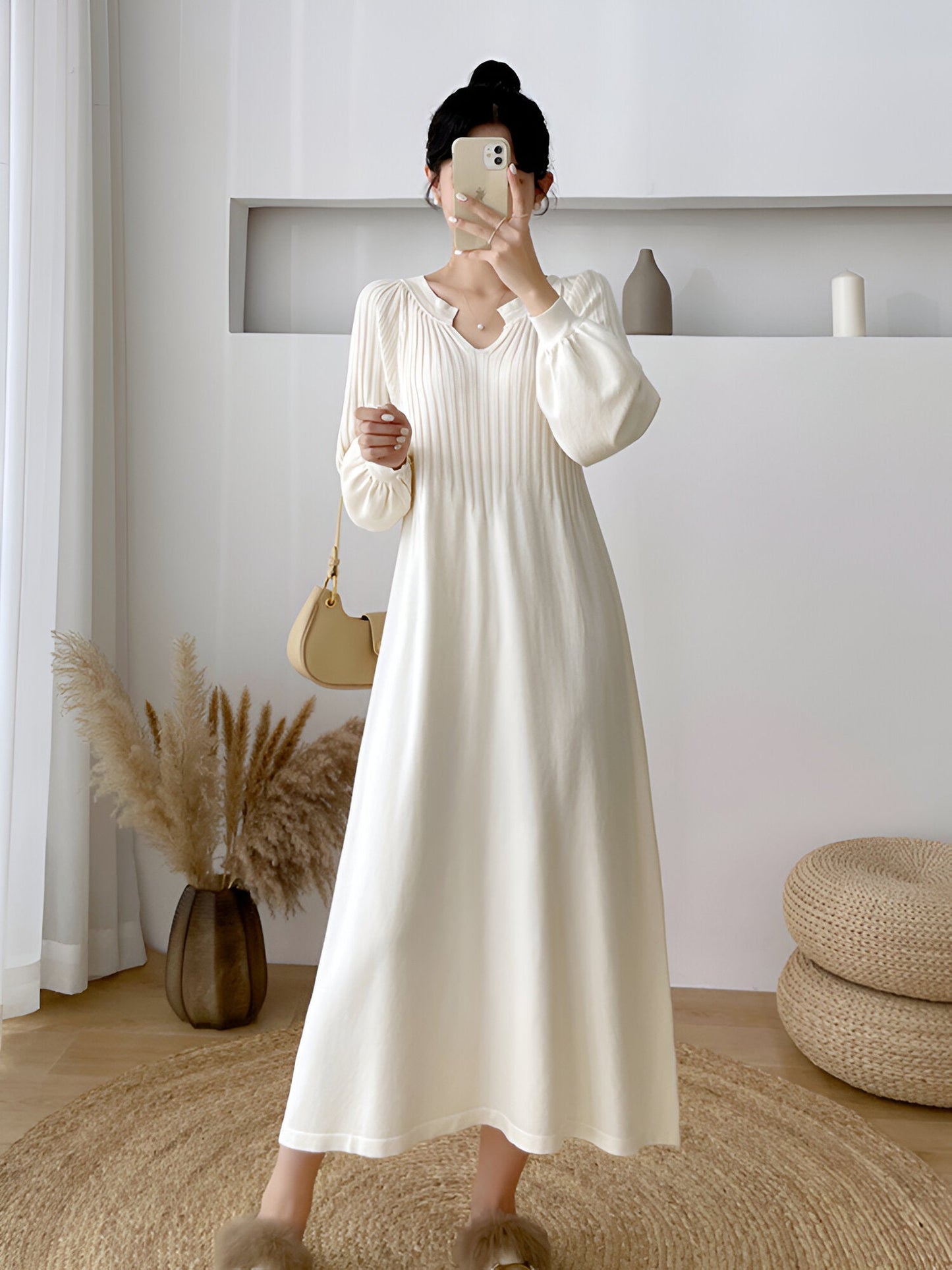Alba® | Knitted Autumn And Winter Dress For Women
