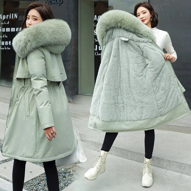 Concepción | Long hooded coat for women