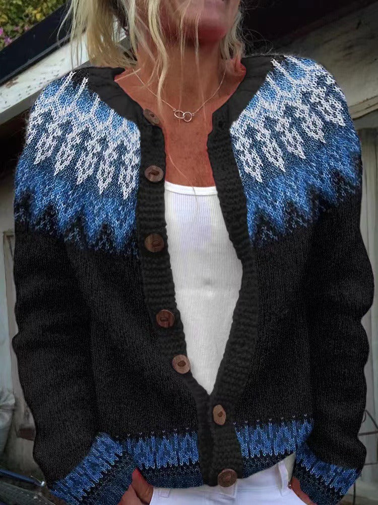 Cristina | Vintage Handmade Icelandic Cardigan
