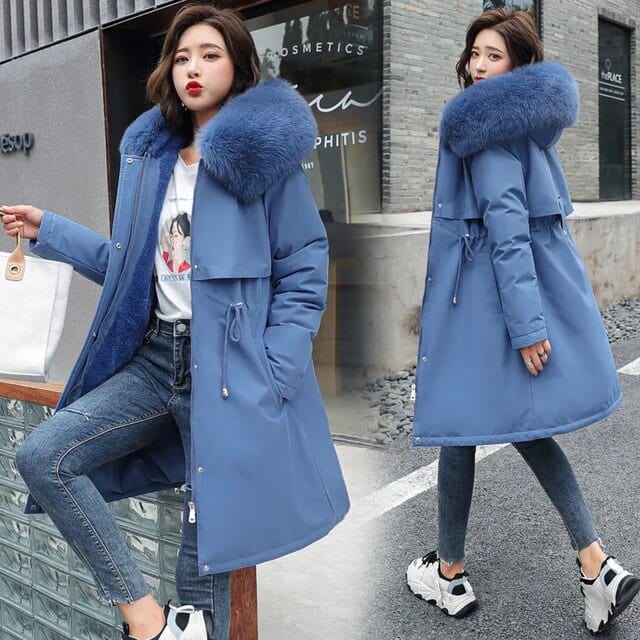Concepción | Long hooded coat for women
