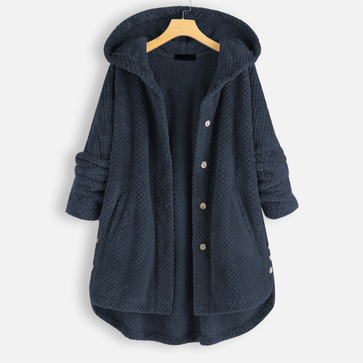 Elena | Women's button front hooded jacket