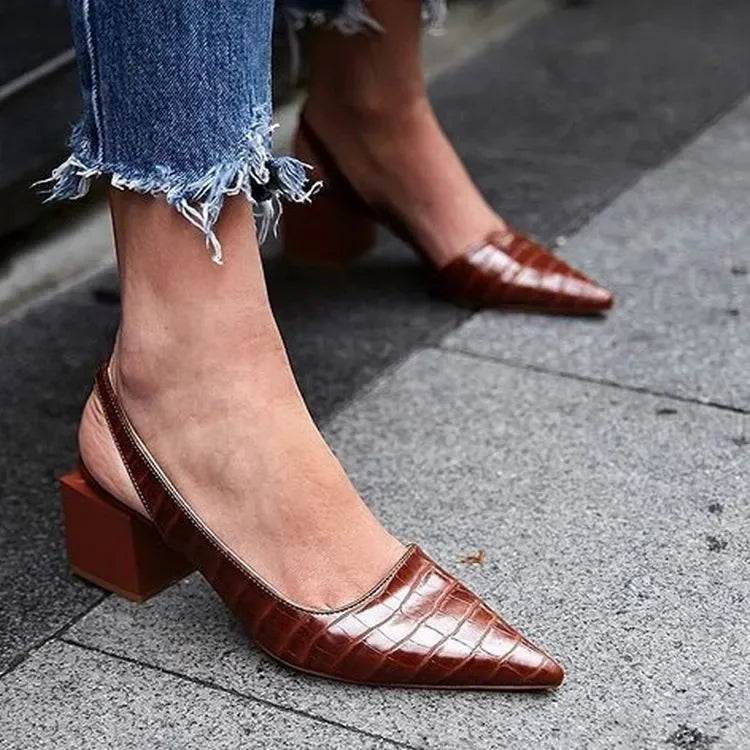 Pernille | Elegant Slingback Pumps for All Day Comfort