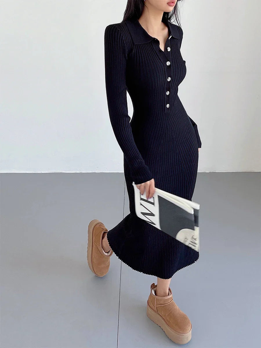 Ava® | Long, slim maxi dress