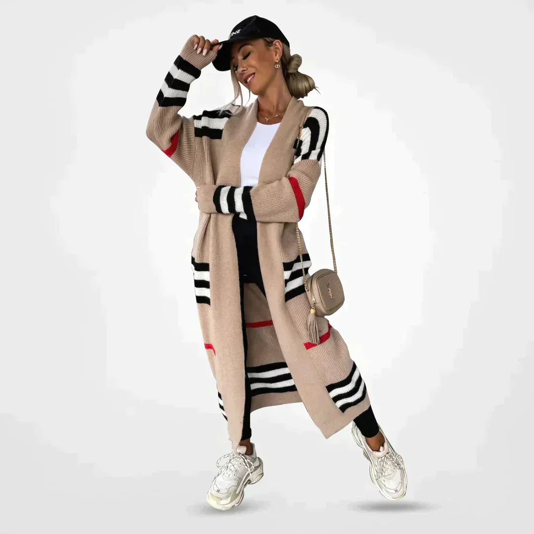 Eira® | Vintage stylish comfortable cardigan with print