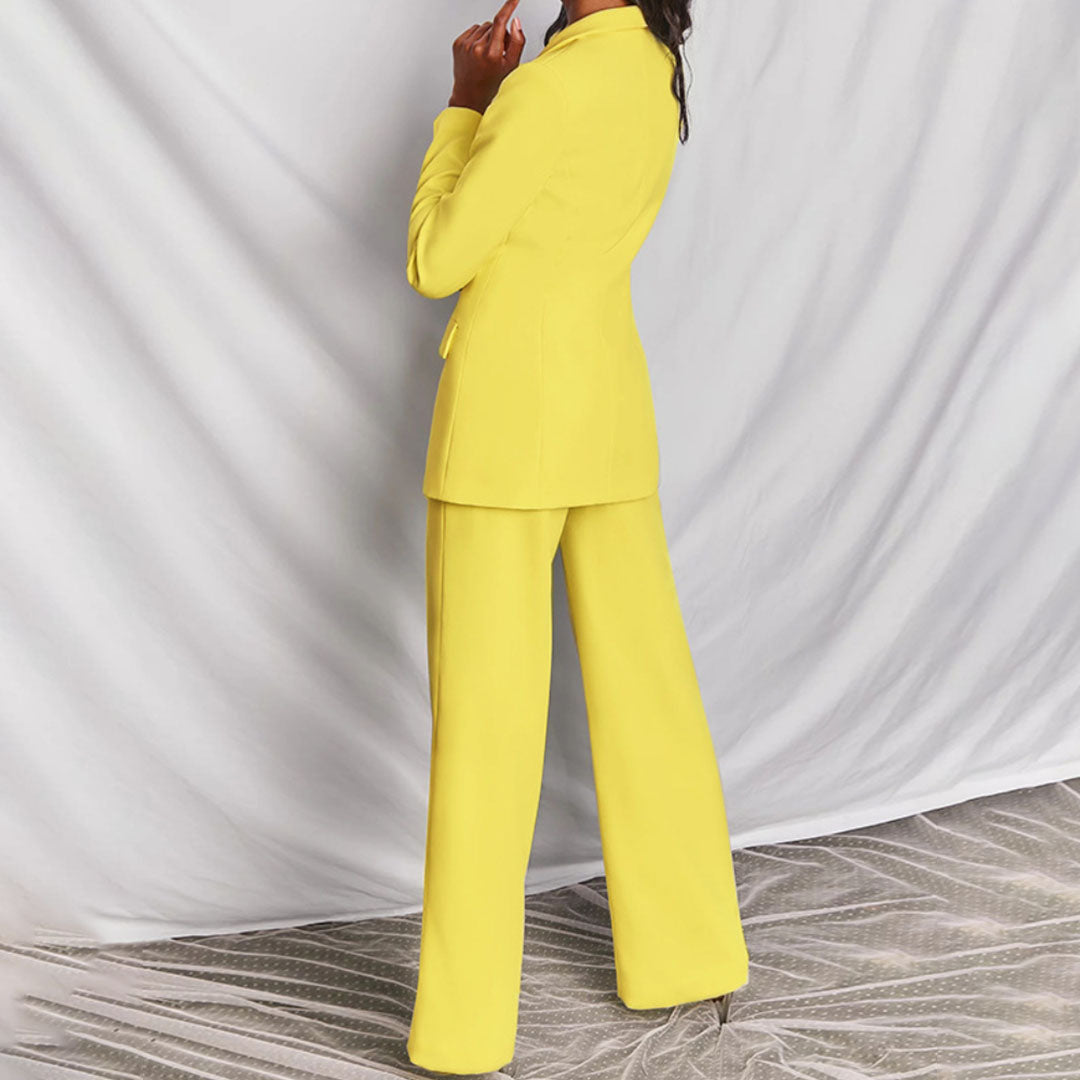 Areta® | Two-Piece Blazer And Trousers Set For Women