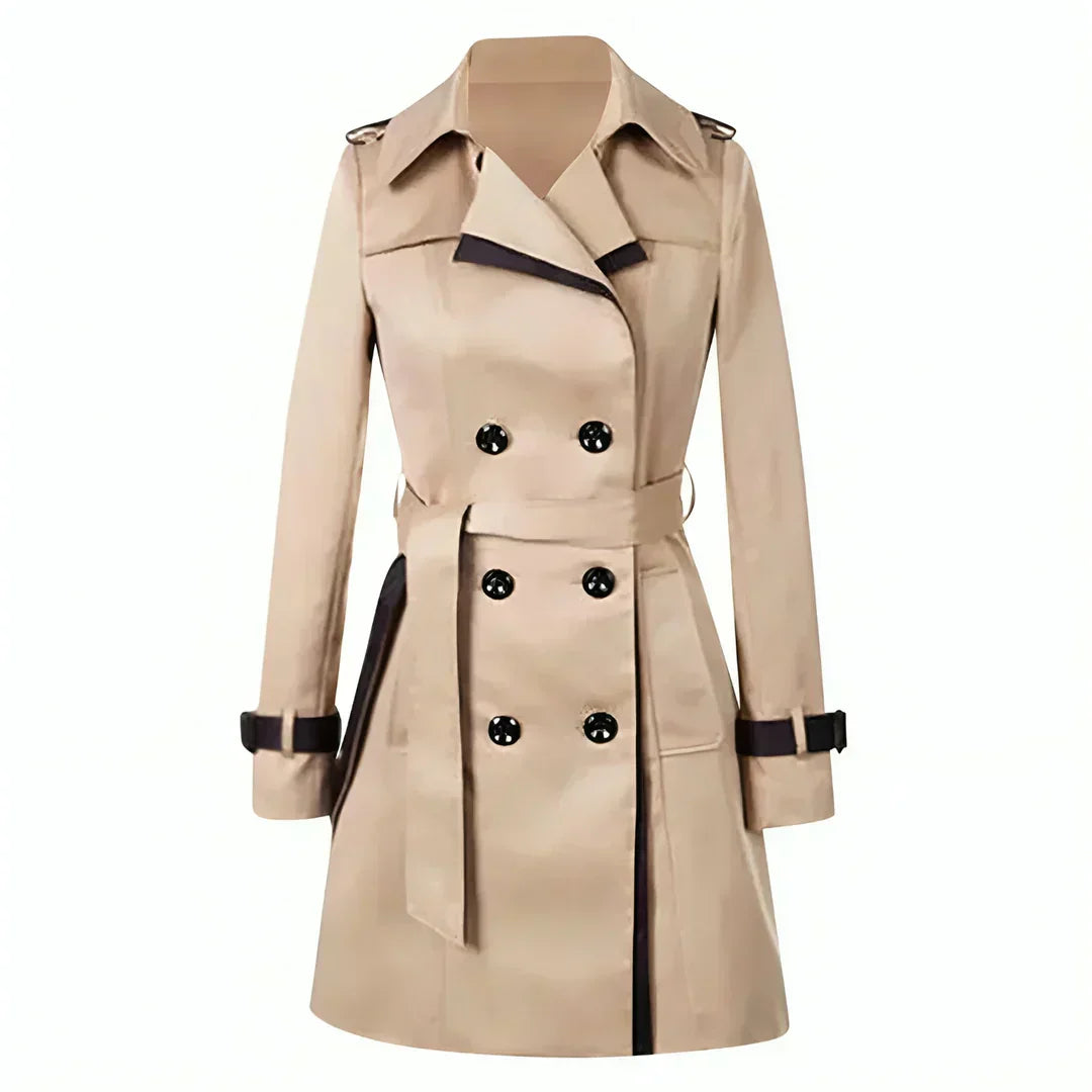Sarah | Women's Double-Breasted Trench Coat