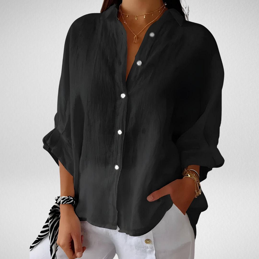 Brooksie® | Elegant Blouse With Gathered Details