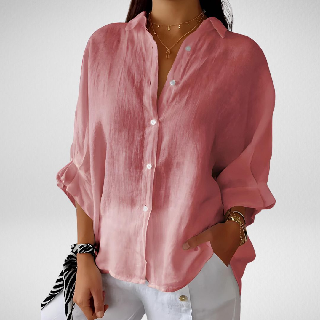 Brooksie® | Elegant Blouse With Gathered Details