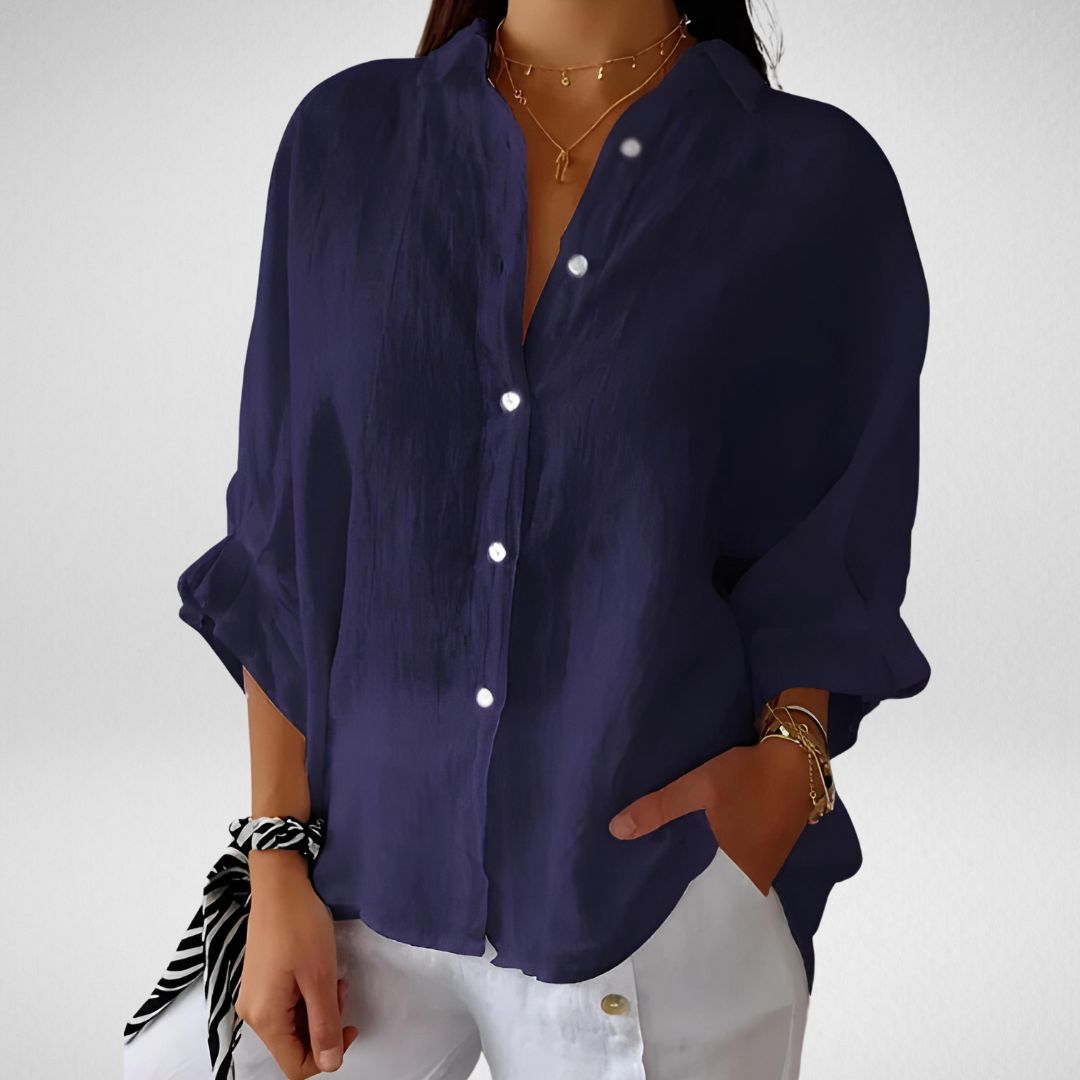 Brooksie® | Elegant Blouse With Gathered Details