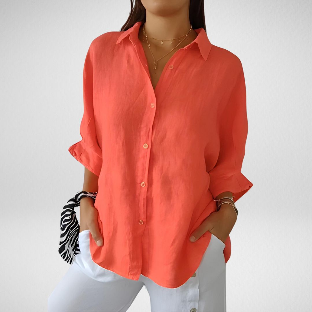 Brooksie® | Elegant Blouse With Gathered Details