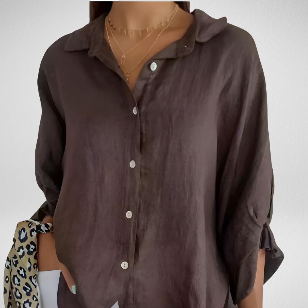 Brooksie® | Elegant Blouse With Gathered Details