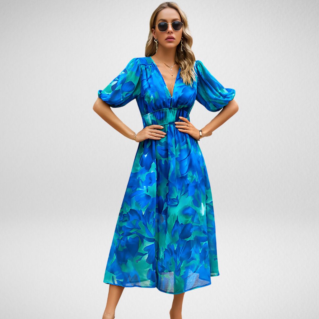 Cecilia® | Midi dress with geometric print