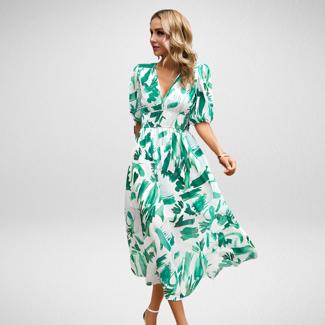 Cecilia® | Midi dress with geometric print