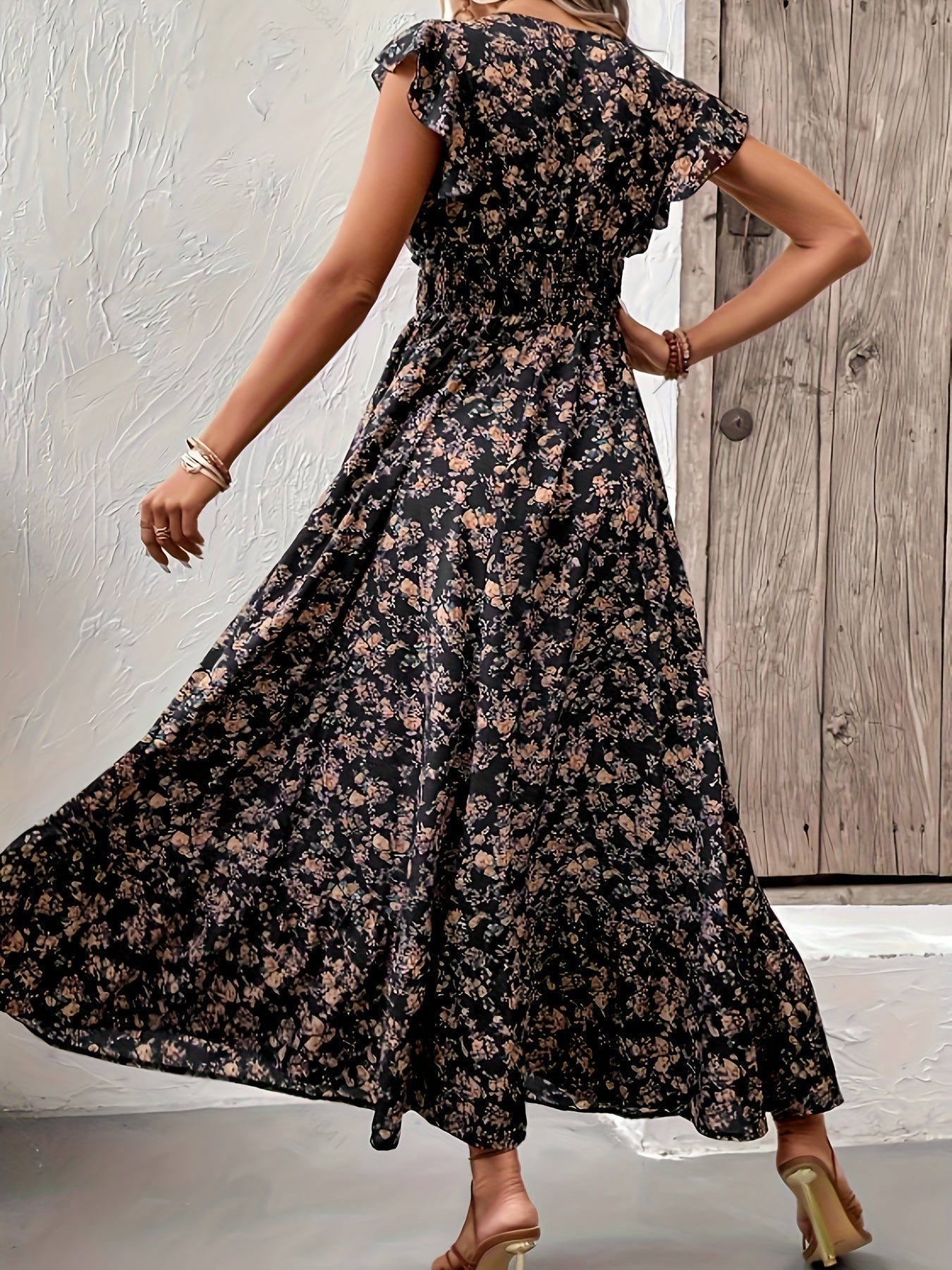 Dominique® | Floral A-line dress