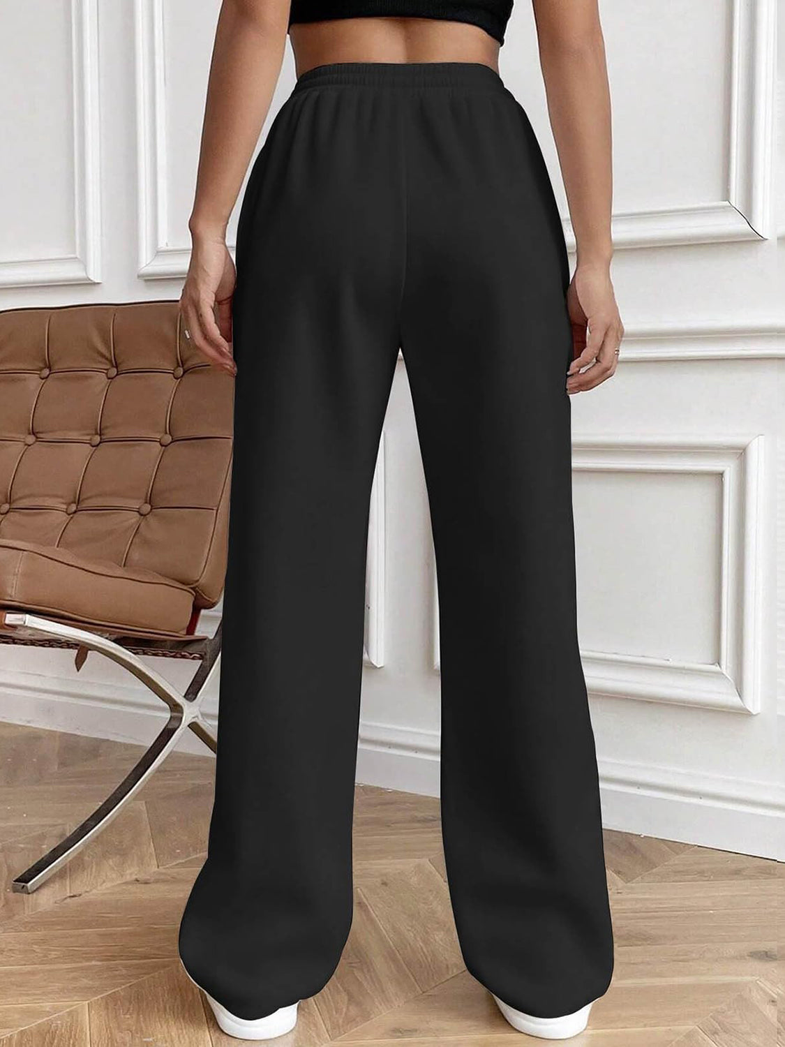 Amelia® | Pants with drawstring and elastic waistband and pockets